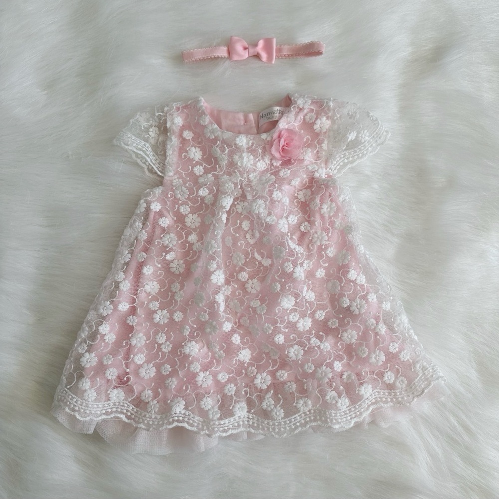 BUNDLE (3) 12 Months Baby Girl Casual/Formal Dress - Picture 8 of 13